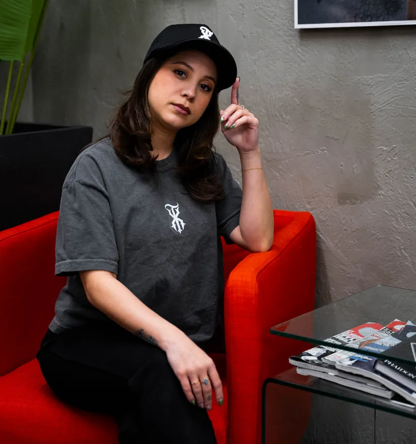 Alyssa Cabrera at Texture Barbershop